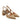Slinback donna in camoscio con tacco medio King E22250 CAM CROISSANT