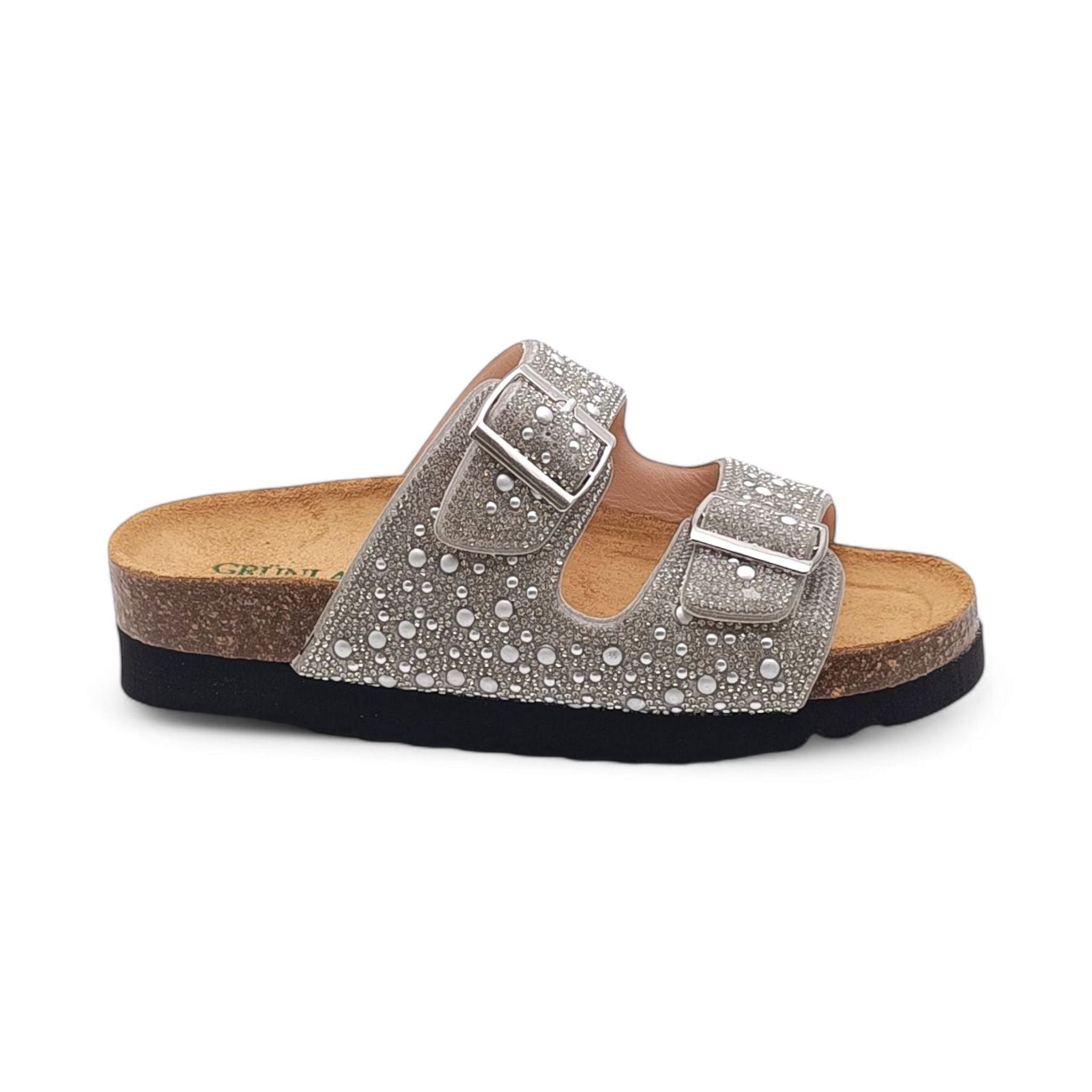 Grunland CI2612 Dato Ciabatta Donna S. Argento 38 Grunland CI2612 Dato Ciabatta Donna S. Argento 38