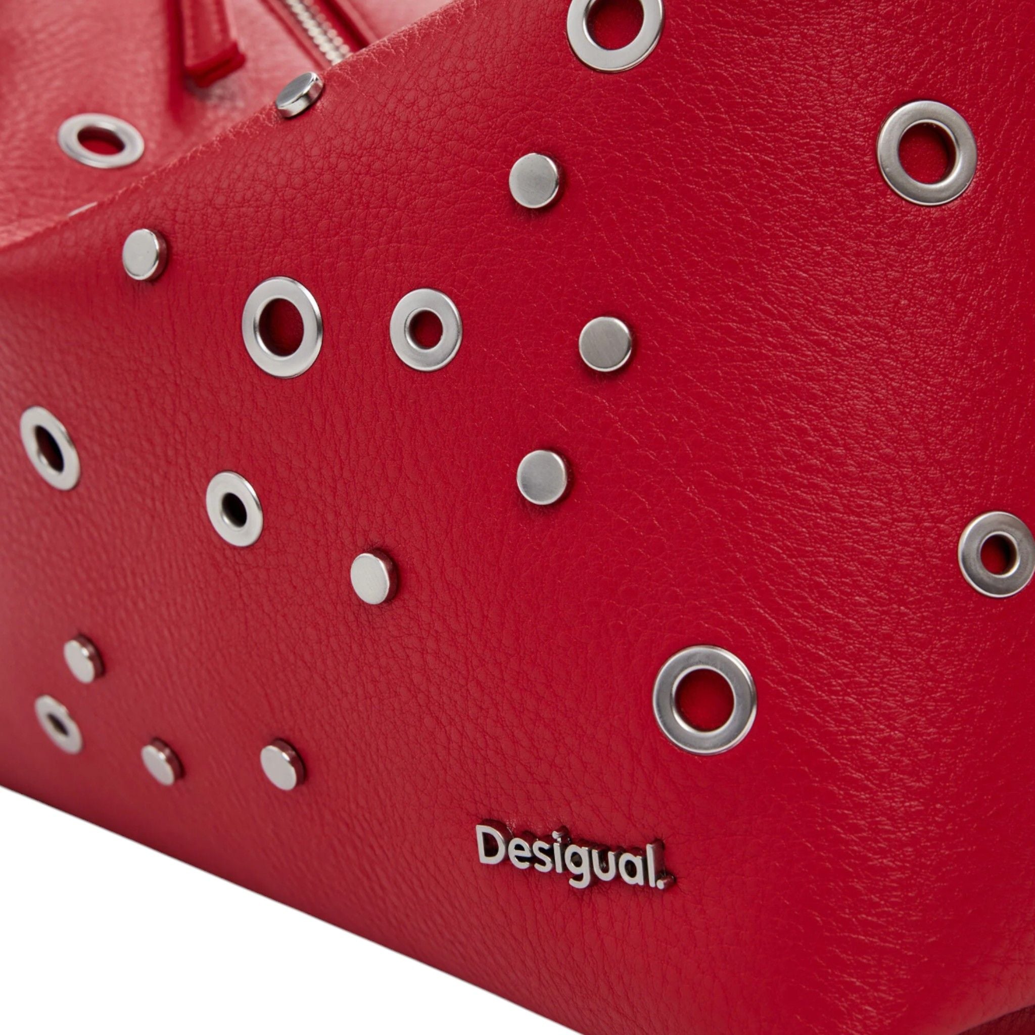 DESIGUAL Borsa rossa con borchie da Donna Desigual 25saxpan