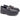 Mocassino Donna con platform in Pelle Nera con morsetto argento Francesco Brunelli  AO5106