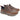 Sneaker uomo slip-ins in pelle color cacao Skechers 210981 COC
