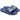 Ciabatta uomo SUN68 blu logo bianco X35102
