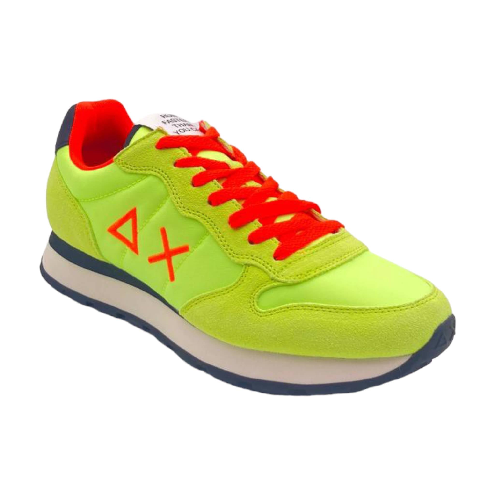 SUN68 Sneakers Uomo Z34101 SUN68 Giallo Fluo