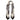 Stola donna liu jo bianca/nera con dettagli animalier 2F5083T0300