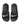 Ciabatta ecopelle Nike KAWA slide BLACK WHITE 819352 001