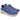 Sneaker Donna blu con lacci elastici SKECHERS 155196