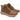Scarponcino uomo in pelle marrone con memory foam Skechers 205175 DSRT
