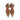 Slingback donna King of hearts tipo rafia beige/marrone GY460