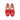 Mocassini donna Fluchos in pelle rossa F2156
