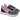 Sneaker donna in tessuto nero e rosa sun68 Z45216 stargirl multicolor