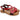 Sandali bassi donna Lux in pelle rossa/t.moro 3269