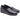 Mocassino donna con zeppa in pelle di vernice nera Rysa sc2541 25