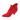 Stivaletti donna in alcantara con rouches Romeo Gigli 851 ROSSO