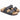 Ciabatta con doppia fascia in pelle nera Donna 1758D Free Life