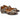 Ballerina animalier con fibbie Donna Gold&Gold Gd282