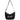 Borsa donna in nylon nera con maxi logo liu jo TF5081T4974