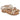 Sandali bassi donna Lux in pelle platino/beige 3256