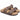 Ciabatta a doppia fascia in pelle Donna Free Life 1758D T.MORO