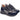 Sneakers Donna in pelle nera con zeppa Keys K-11220