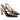 Slingback in pelle nera tacco alto donna Altramarea 5728