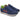 Sneaker uomo in tessuto blu con dettagli fluo sun68 Z45102 TOM FLUO