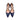 Decollete donna King of hearts in pelle blu E6TZ52