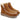Stivaletto donna in camoscio color cuoio imbottito con ecopelliccia  Grunland CHOT PO2147 I4