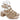 Sandali alti donna Lejade in camoscio beige 4061