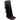 Texano con frange in camoscio TOMMY nero 251