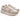 Sneaker donna in tessuto bianco e similcamoscio grigio king of hearts GB1028