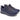 Sneaker donna slip-ins in tessuto blu e suoletta in memory foam Skechers 117497 DKNV