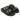Ciabatta gioiello donna pelle Ekp 3079 strass nero