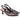 Slingback nera retata con strass argento Donna Gold&Gold GD196