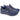 Sneaker Donna in tessuto blu con memory foam Skechers slip-ins 150128 DKNV