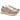 Sneaker donna sun68 tessuto/camoscio beige con glitter dorati Z36203
