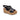 Sandali con zeppa donna Lux in pelle nera 7292