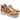 Sneaker donna tamaris in camoscio camel con zip 8-83714-43-310