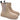 Beatles donna in camoscio beige con platform 40A5