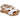 Sandali bassi donna Lux in pelle bianco/platino 32100