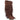 Stivali texani donna ecopelle con frange King of Hearts  Olivia  coffee