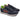 Sneaker uomo in tessuto nero con dettagli fluo Sun68 Z45102 tom fluo