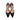 Decollete donna King of hearts in pelle nera E6TZ52