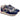 Sneaker uomo in camoscio e tessuto blu Atlantic stars DRAC1020-0205