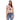 Maglietta a Righe Mickey Mouse 24swtk77 desigual carmin