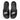 Ciabatta Uomo ecopelle Nike victori one slide black white black cn9677 005
