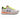 Sneaker uomo Sun68 fluo in tessuto bianco Z36102