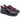 Scarpa donna in pelle nera con finto laccio bordeaux Grunland IMOD Sc4644 K4