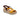 Sandali con zeppa donna Lux in pelle t.moro/giallo 65100