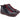 Polacchino donna in pelle nera con lacci finti bordeaux Grunland IMOD PO1853 K4
