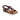Sandali con zeppa donna Lux in pelle t.moro 5076 cioccolato